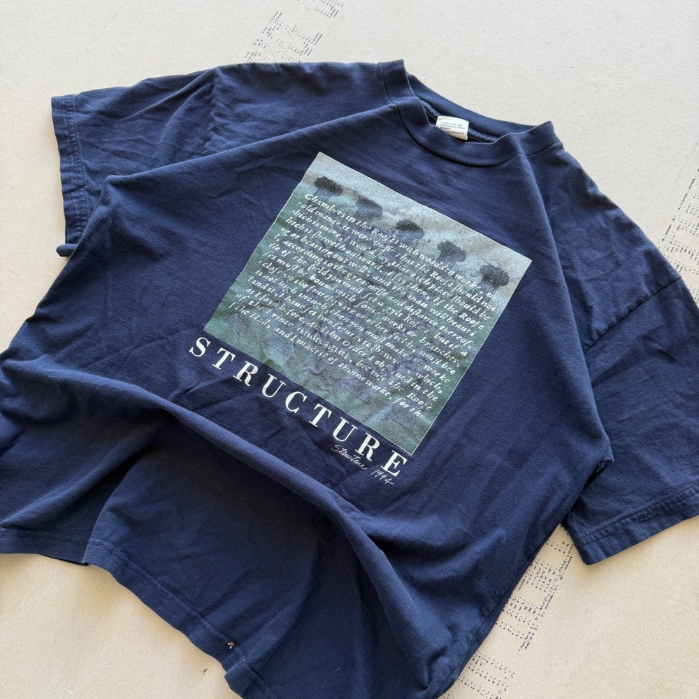 Vintage 90s Structure Sports Skate T-shirt‎